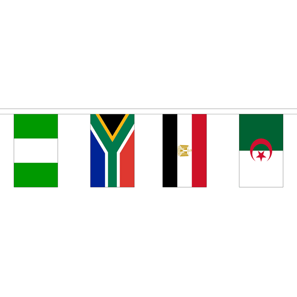54 African Nations 16m Bunting 
