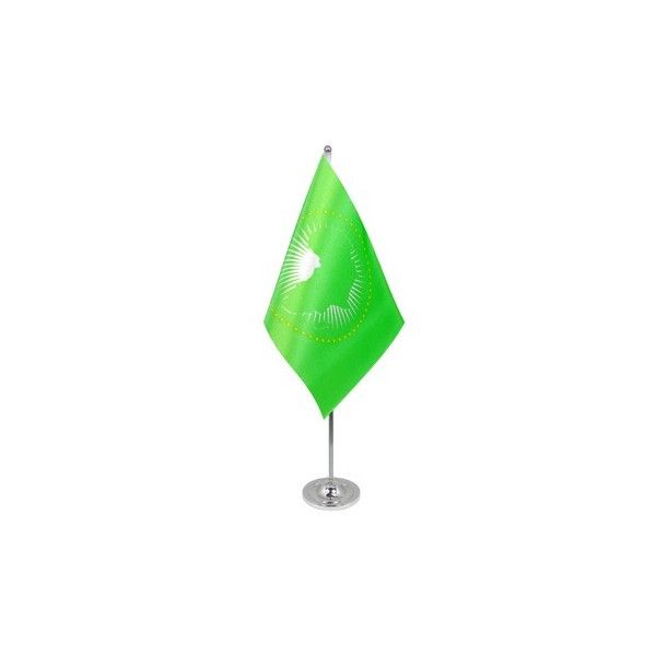 African Union Satin Table Flag