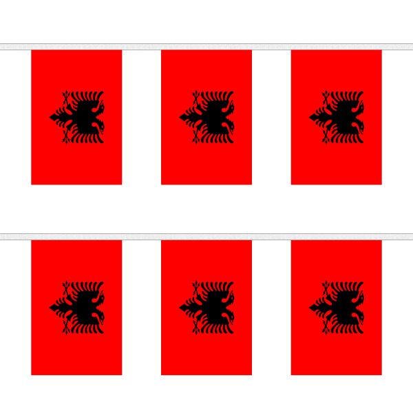 Albania Rectangular Bunting