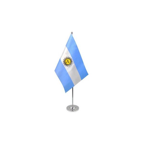 Argentina Satin Table Flag