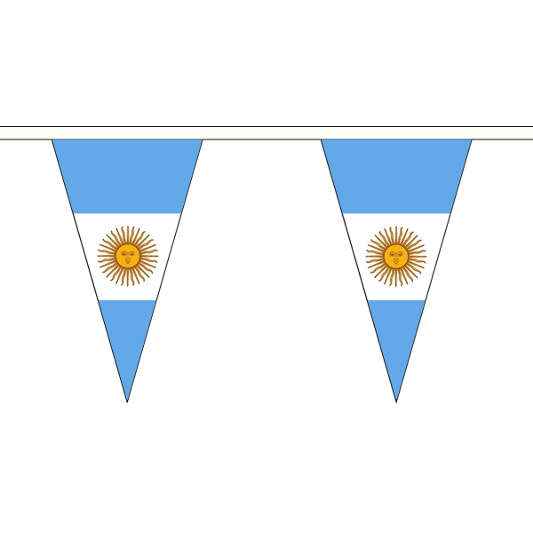 Argentina Triangle Bunting