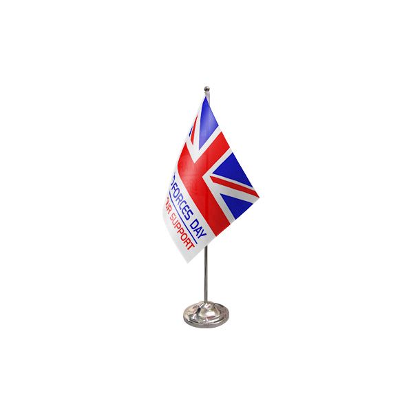 Armed Forces Day Satin Table Flag