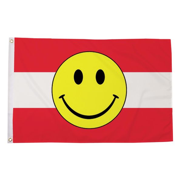 Austria Smiley Face Flag