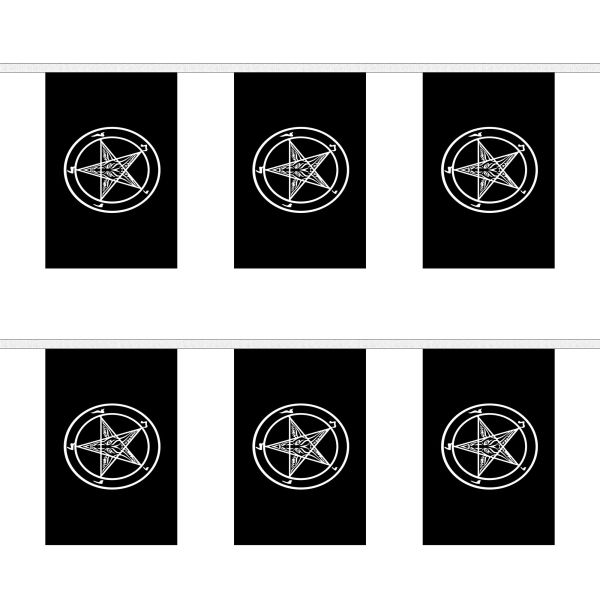Baphomet Church of Satan Rectangular Bunting