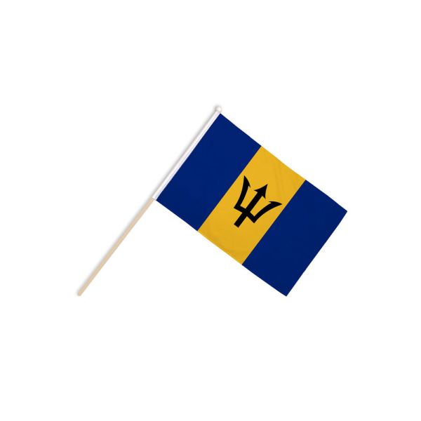 Barbados Hand Flags