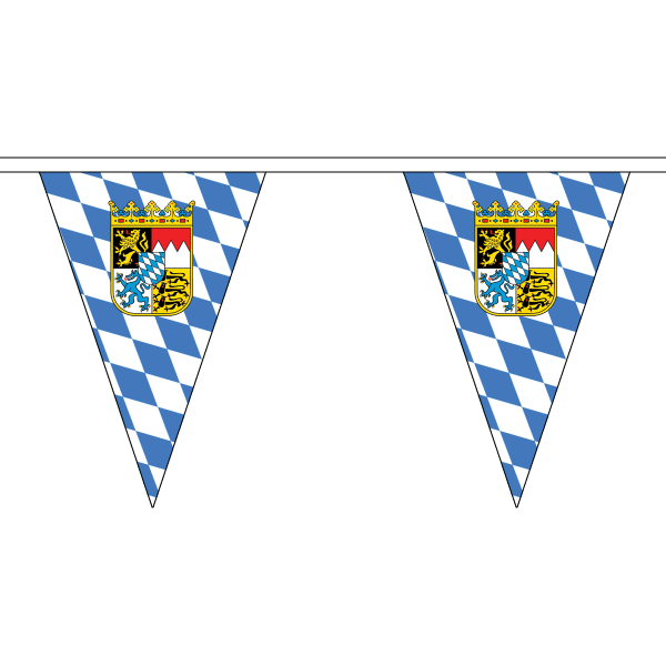 Bavaria Crest Triangle Bunting