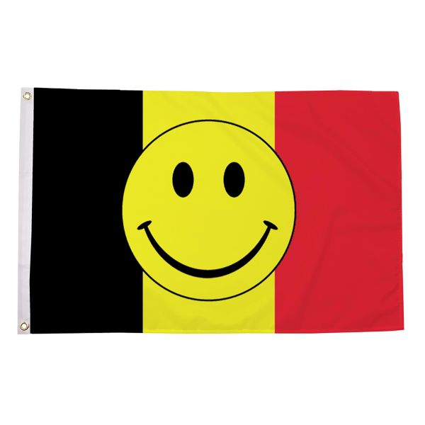 Belgium Smiley Face Flag