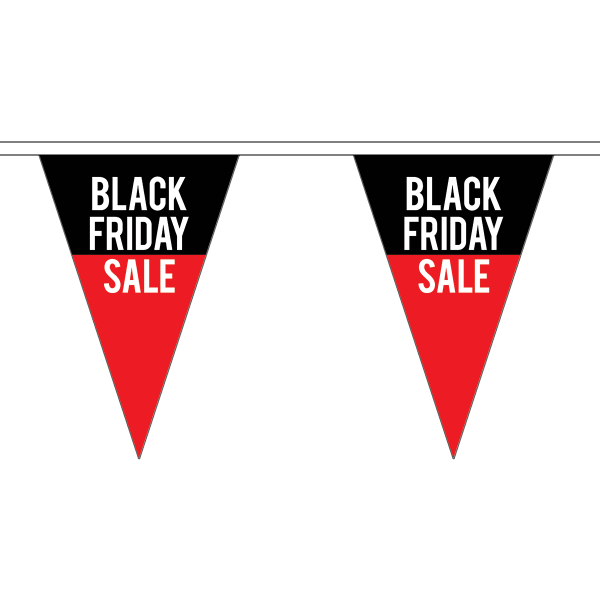 Black Friday Triangle Bunting