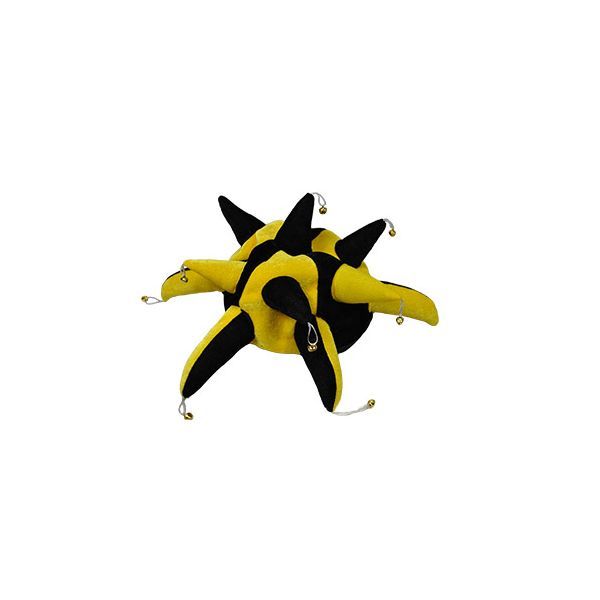 Black and Yellow Jester Hat