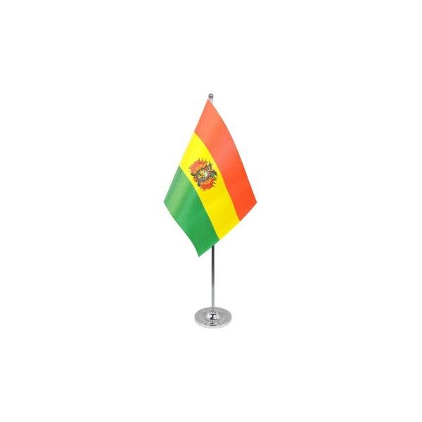 Bolivia Satin Table Flag