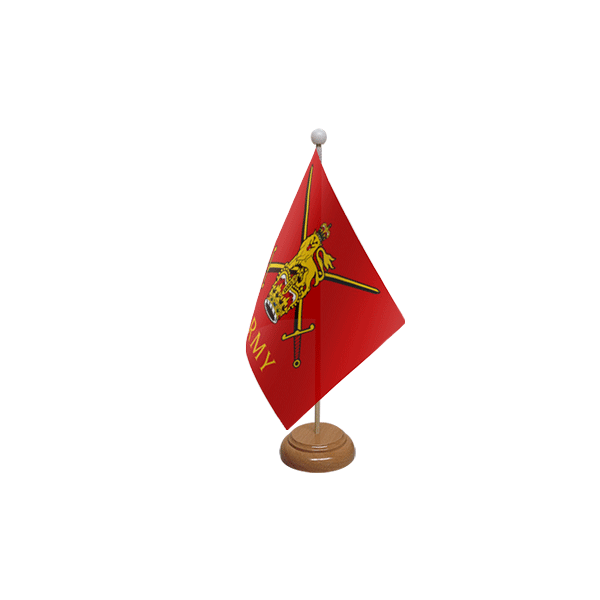 British Army Wooden Table Flag