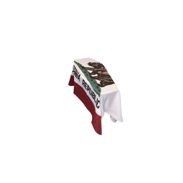 California Coffin Drape Flag