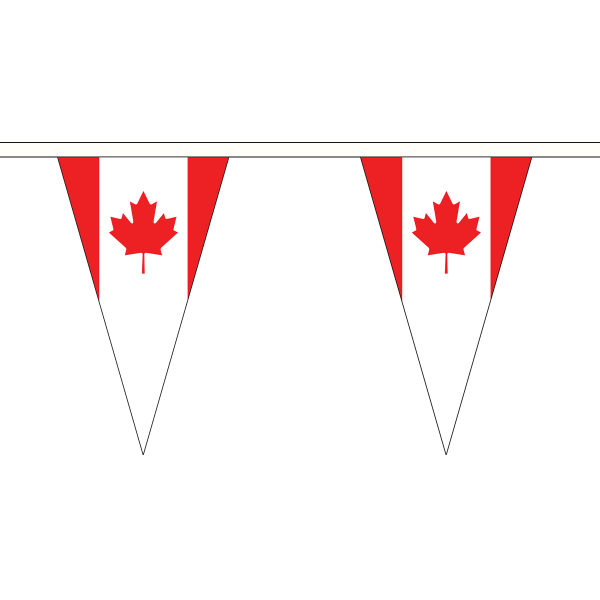 Canada Triangle Bunting