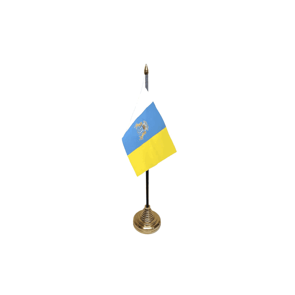 Canary Islands Small Table Flag