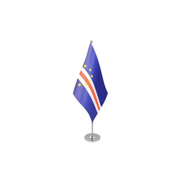 Cape Verde Satin Table Flag