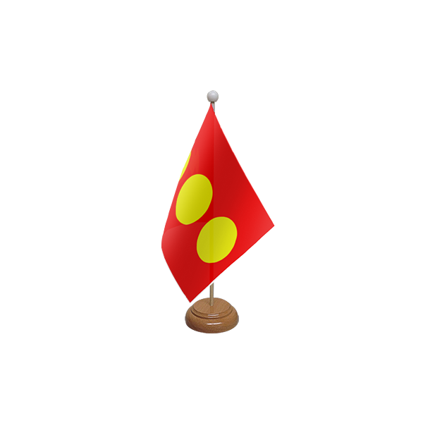 Christiania (Freetown) Wooden Table Flag