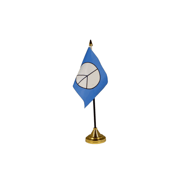 CND Peace Small Table Flag