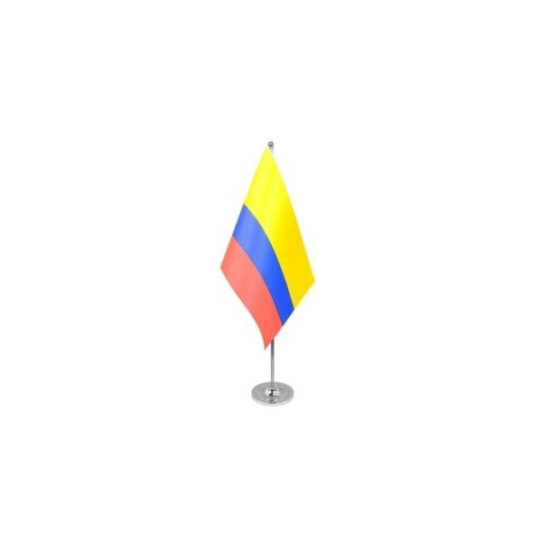 Colombia Satin Table Flag