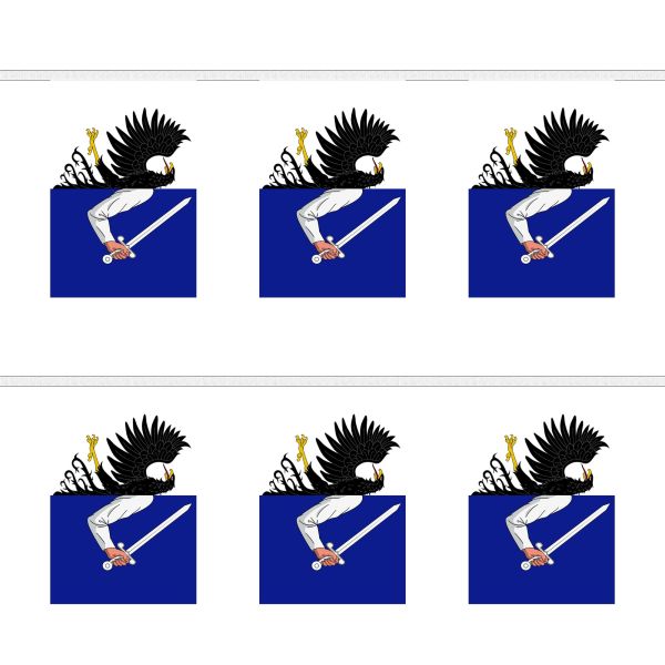 Connacht (Connaught) Rectangular Bunting