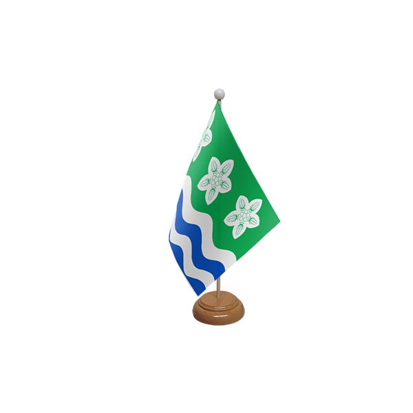 Cumberland Wooden Table Flag