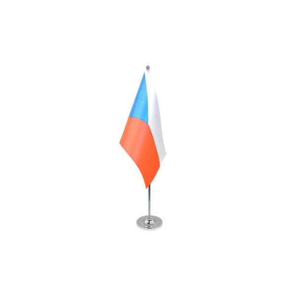 Czech Republic Satin Table Flag