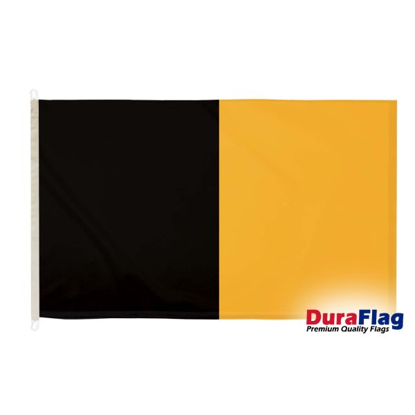 Black and Amber Irish County DuraFlag