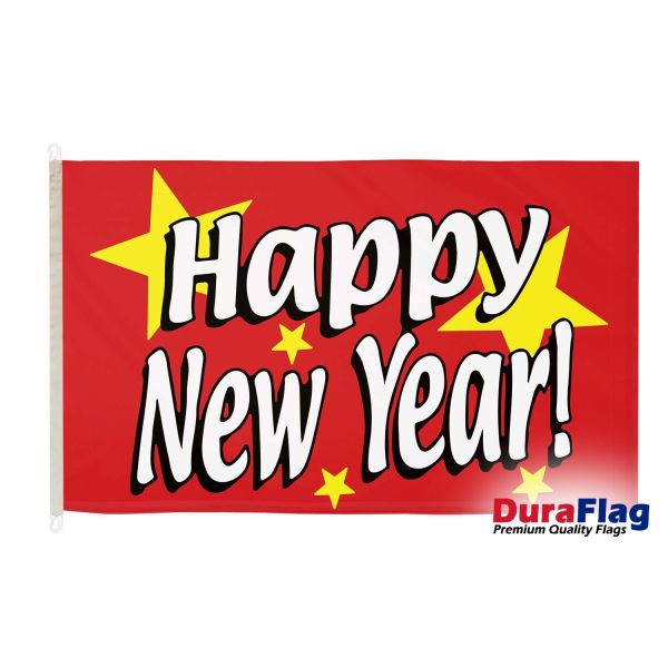 Happy New Year (Red) DuraFlag