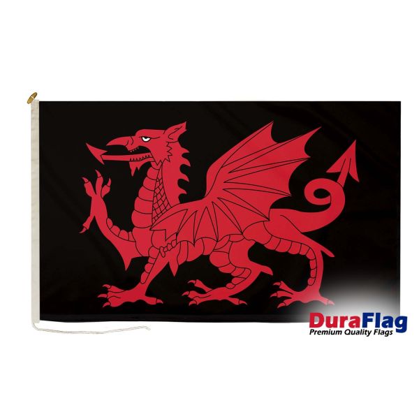 Welsh Dragon Black DuraFlag