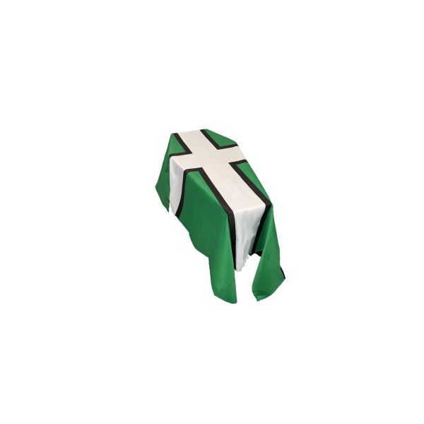 Devon Coffin Drape Flag