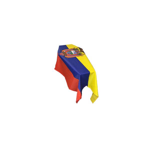 Ecuador Coffin Drape Flag