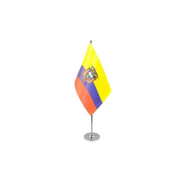 Ecuador Satin Table Flag