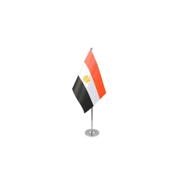 Egypt Satin Table Flag