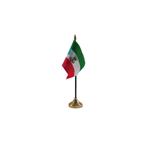 Equatorial Guinea Small Table Flag
