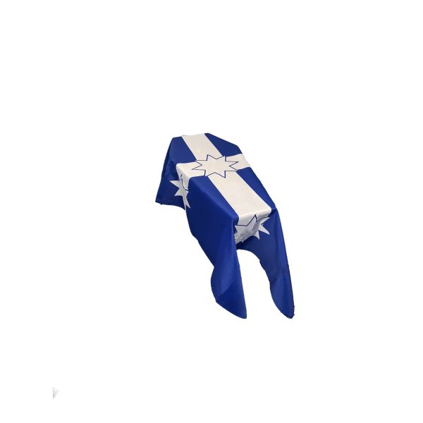 Eureka Coffin Drape Flag
