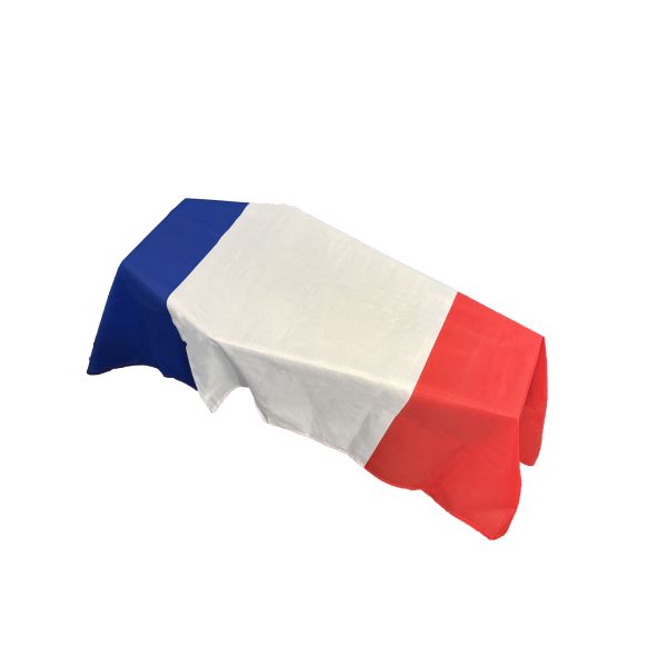 France Coffin Drape Flag