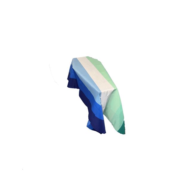 Gay Male Striped Coffin Drape Flag