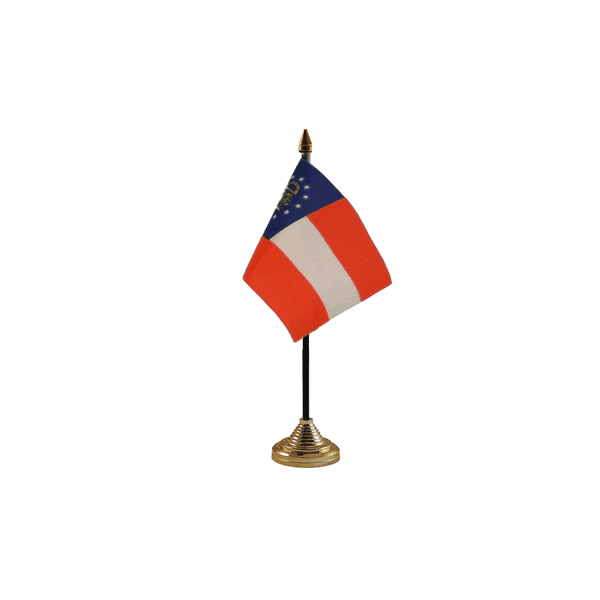 Georgia State New Small Table Flag