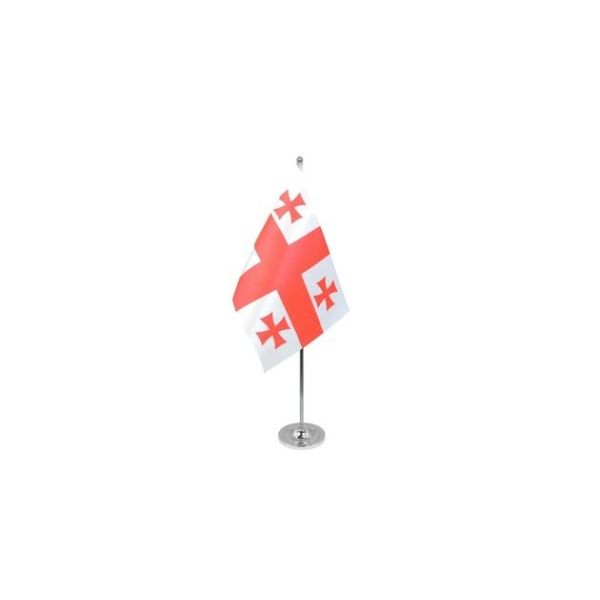 Georgia Republic New Satin Table Flag