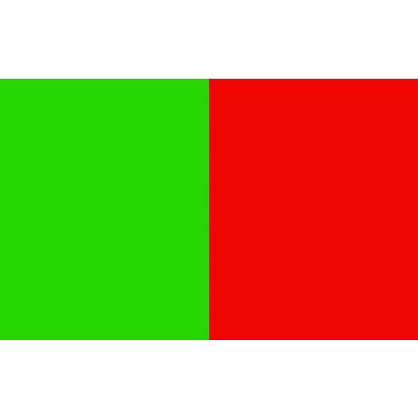 Green and Red Irish County Coffin Drape Flag