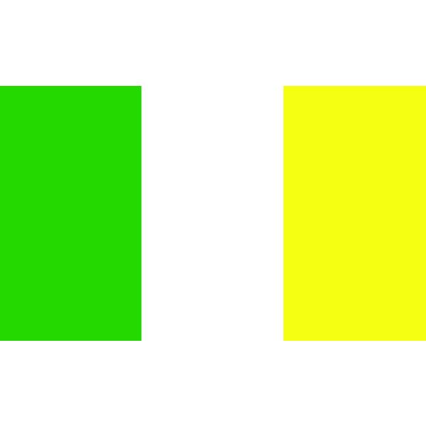 Green, White and Gold Irish County Coffin Drape Flag