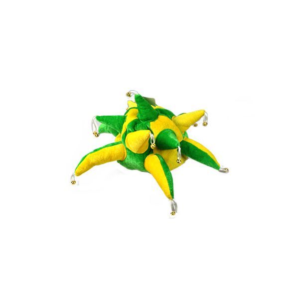 Green and Yellow Jester Hat