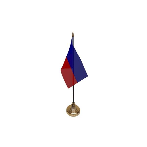 Haiti No Crest Small Table Flag