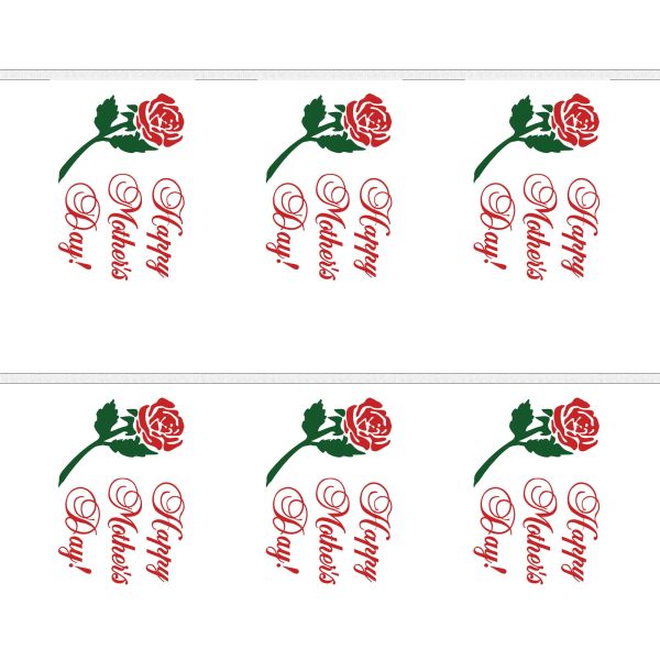 Happy Mothers Day Rectangular Bunting