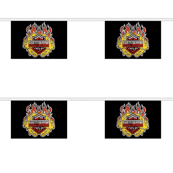 Harley Davidson Horizontal Rectangular Bunting
