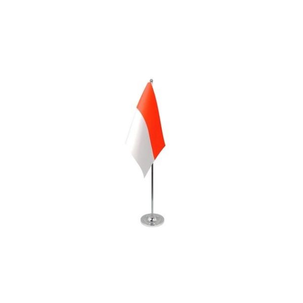 Indonesia Satin Table Flag