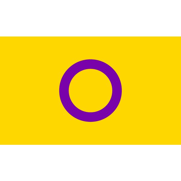 Intersex Pride Coffin Drape Flag