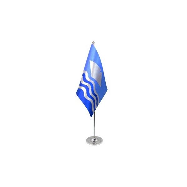 Isle of Wight New (Waves) Satin Table Flag