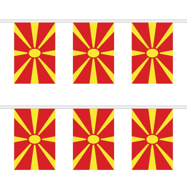 Macedonia New Rectangular Bunting