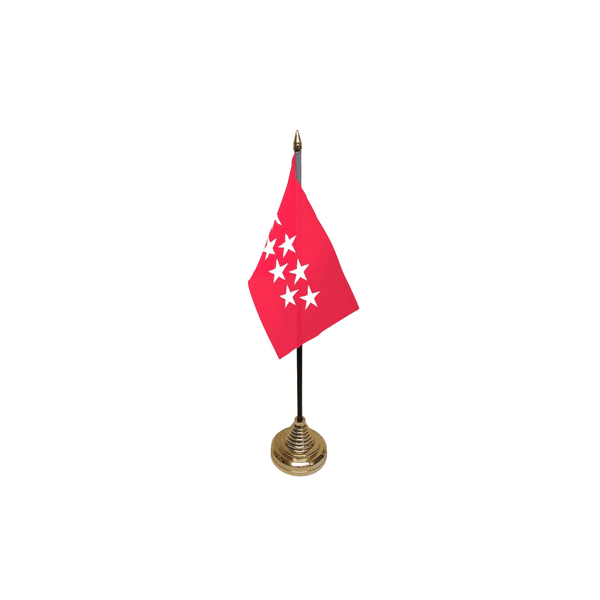 Madrid Small Table Flag