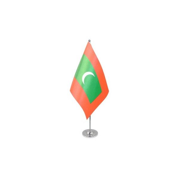Maldives Satin Table Flag